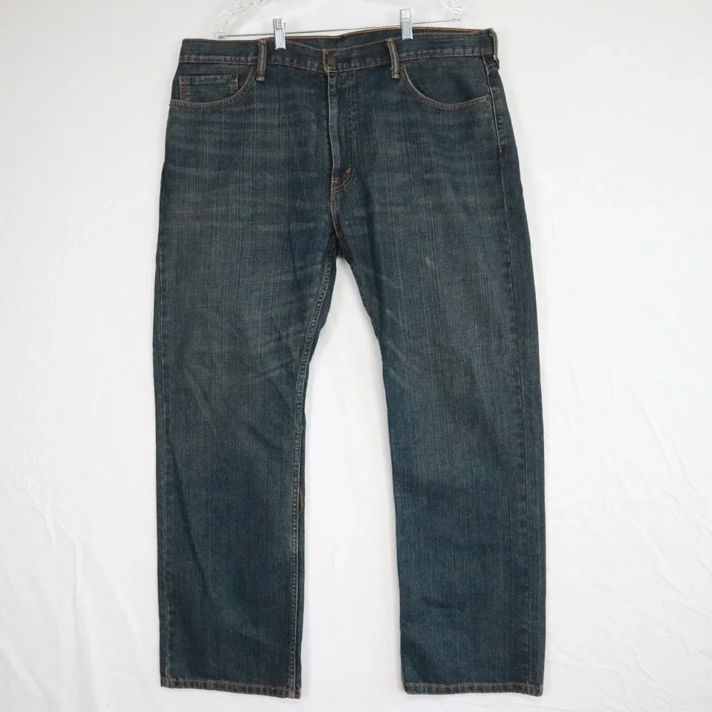 Levi's 559 Jeans Mens 40x32 Relaxed Straight Fit 5-Pocket Cotton Denim Dark Blue